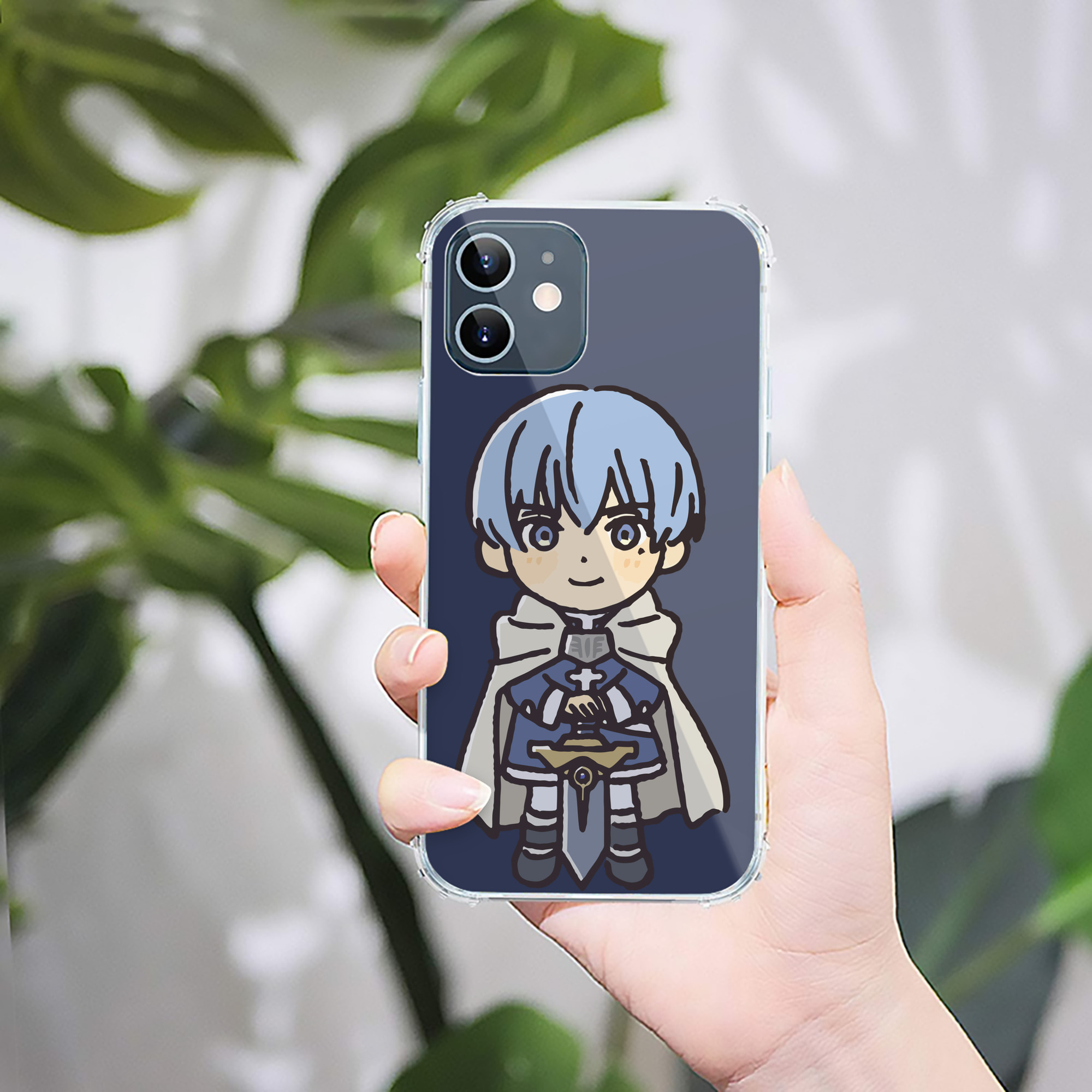 （画像用） 葬送のフリーレン Frieren 【iPhone 12シリーズ対応】透明スマホケース（クリアソフトケース）